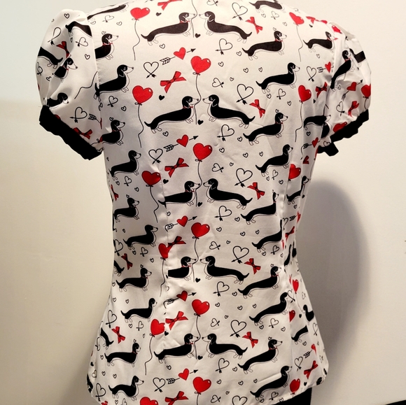 Hell Bunny blouse in Small - Picture 3 of 4